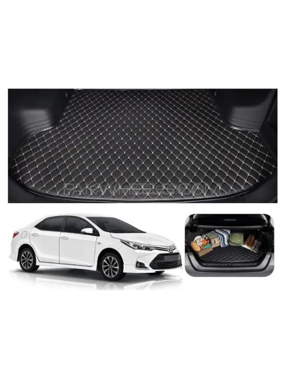 Toyota Corolla 7D Custom Car Trunk Mat - Model 2014-2025 Image-1