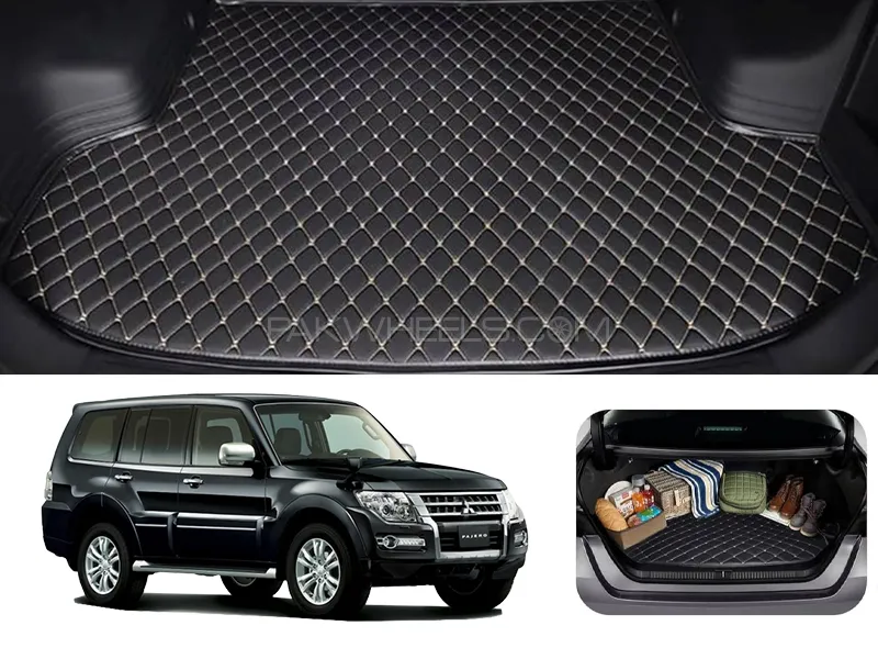 Mitsubishi Pajero 7D Custom Car Trunk Mat - Model 2006-2018 Image-1
