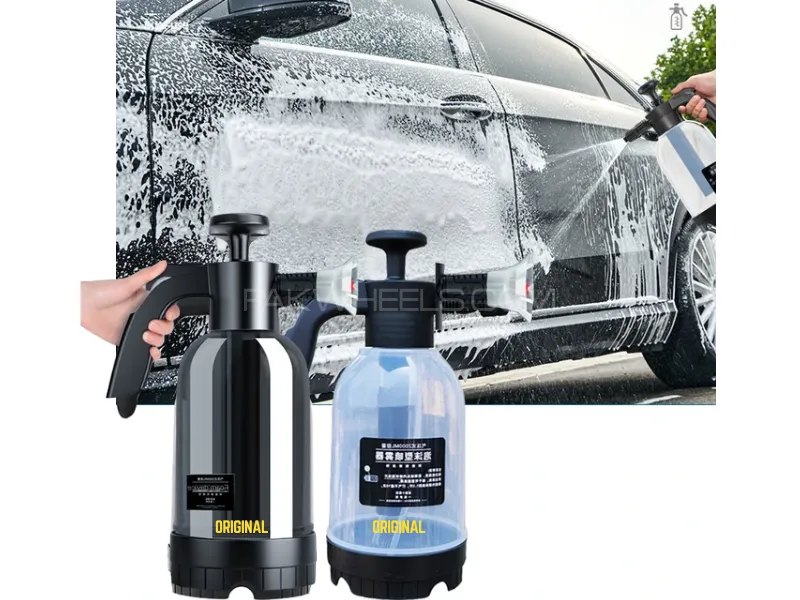 Portable High Car Pressure Washer Foam Sprayer 2L (Black) | Car Wash Spray | Car High  Quality Image-1