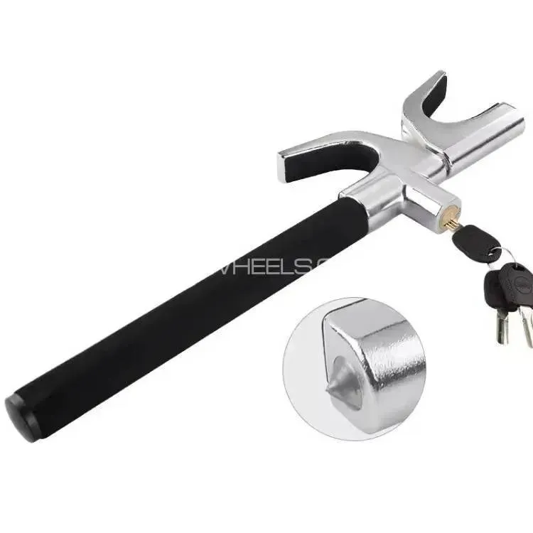 Universal Anti-Theft Extendable Car Steering Wheel Lock Image-1