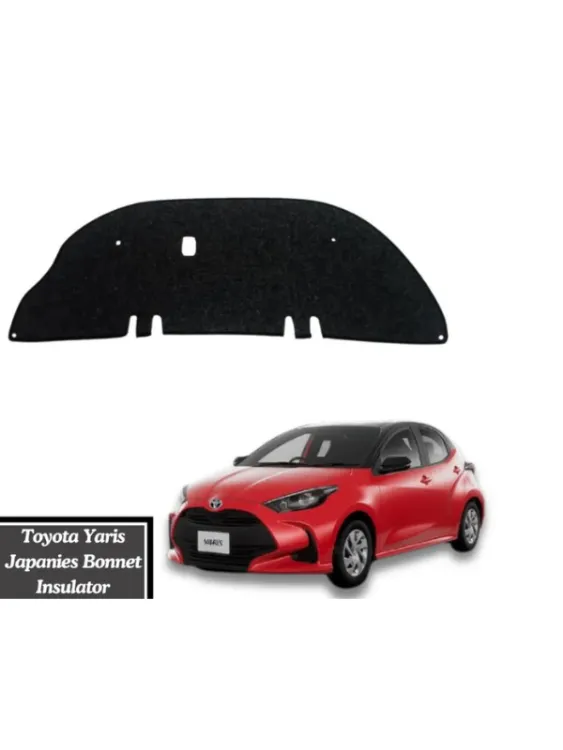 Bonnet Insulator with Clips for Toyota Yaris Japanese | Toyota Yaris Bonnet Cover | Bonnet Insulator Image-1