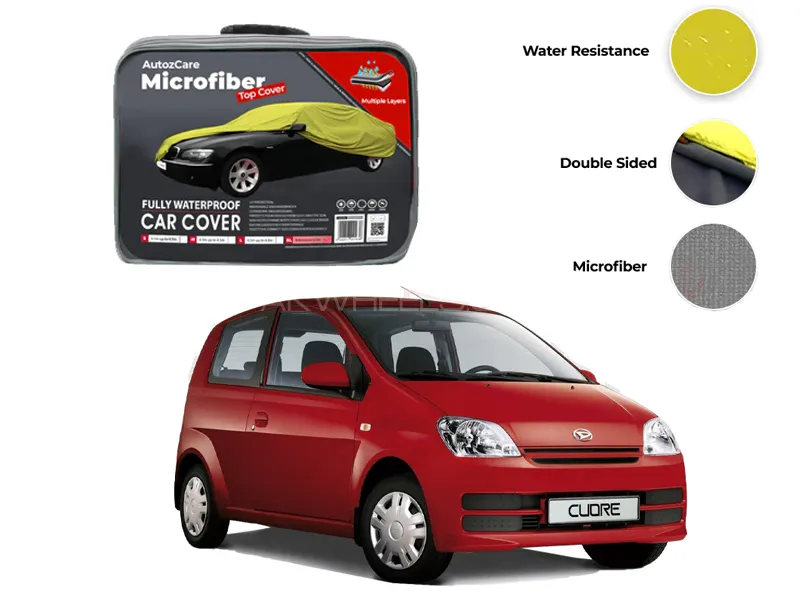 Daihatsu Cuore Microfiber Car Top Cover - Model 2000-2012 Image-1