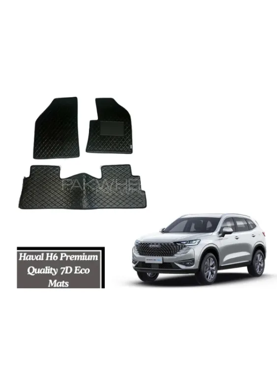 Haval H6 7D Flat Eco Mats with Red Thread | Image-1