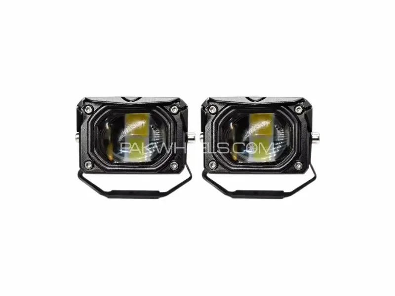 PAIR – Dual-Color LED Spotlights (White/Yellow)  Image-1