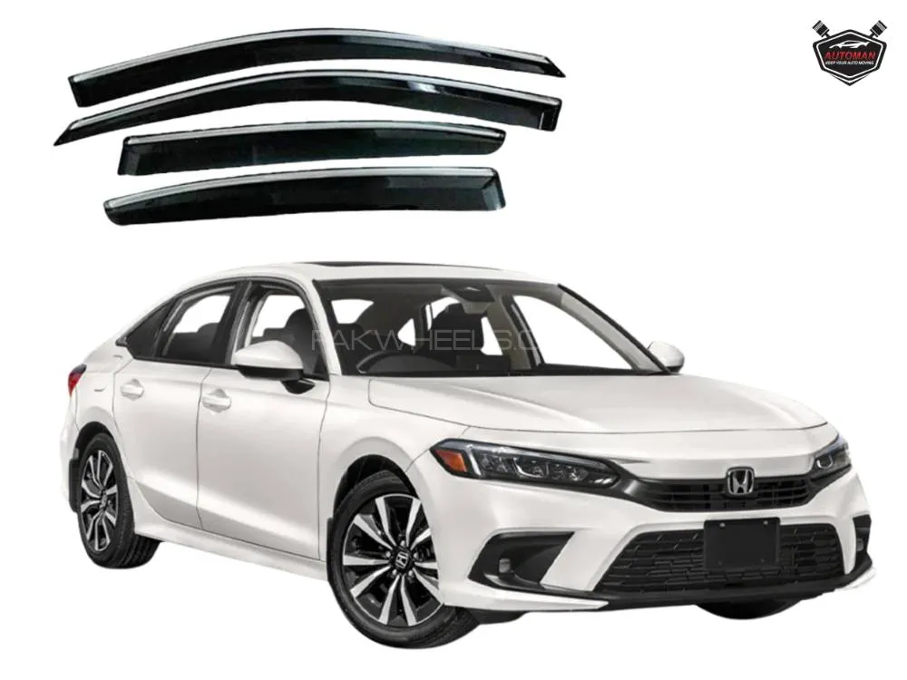 Honda Civic 2021-2025 Chrome Air Press / Sun Visor  Image-1