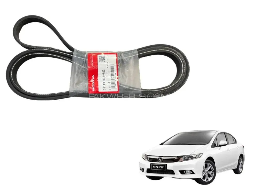 Honda Civic Rebirth Fan Belt 6PK-2093 Genuine 31110-R1A-A01 Image-1