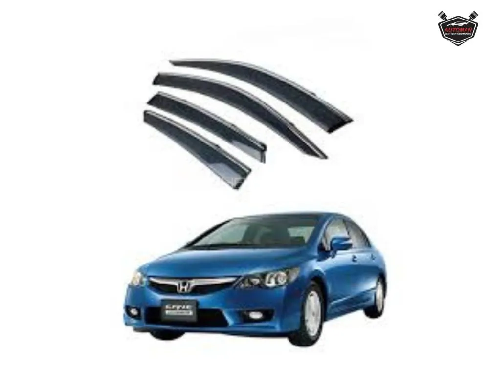 Honda Civic 2006-2011 Chrome Air Press / Sun Visor  Image-1