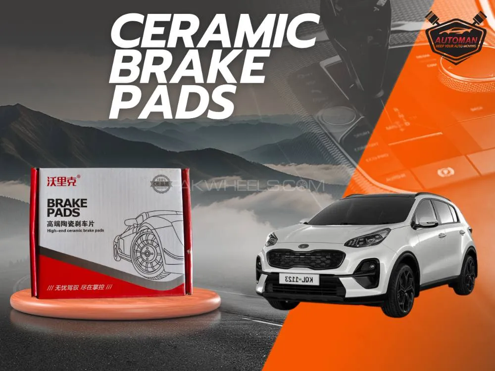 Kia Sportage Front Ceramic Brake Pads – Hi-Track Premium Series | Superior Stopping Power & Durabili Image-1