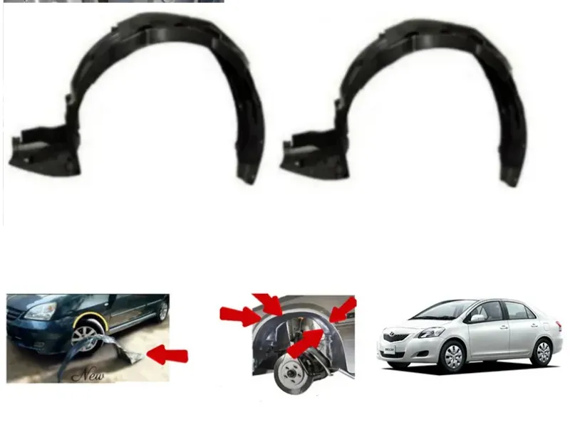 Toyota Belta 2005-2012 Fender Shield | 2 Pcs Image-1