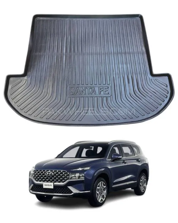 Hyundai Santa Fe Trunk Tray Mat (TPU) Image-1