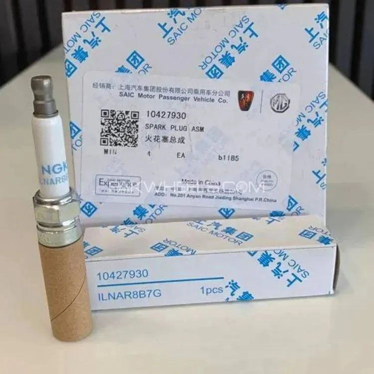MG HS GENUINE SPARK PLUGS (ILNAR8B7G) 4PCS Image-1