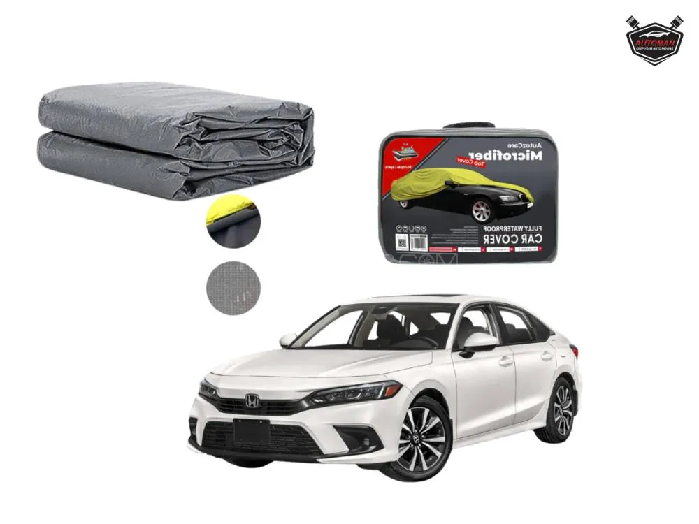 Premium Silver Top Cover for Honda Civic (2022-2025) – Durable & Weatherproof Image-1