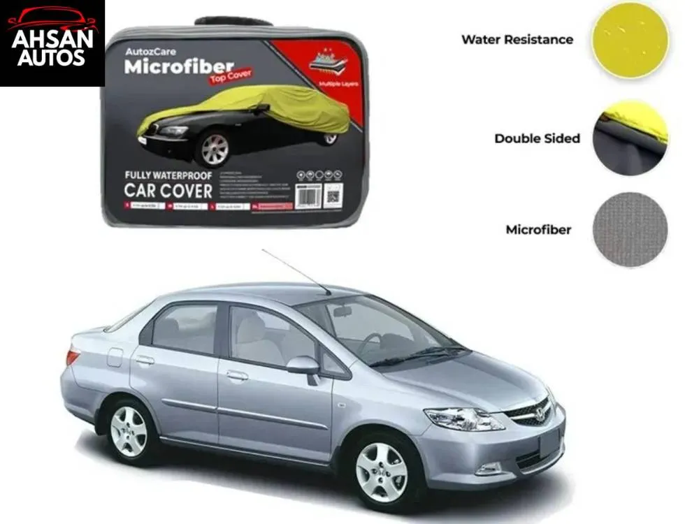 Honda City Microfiber Car Top Cover - Model 2003-2008 Image-1