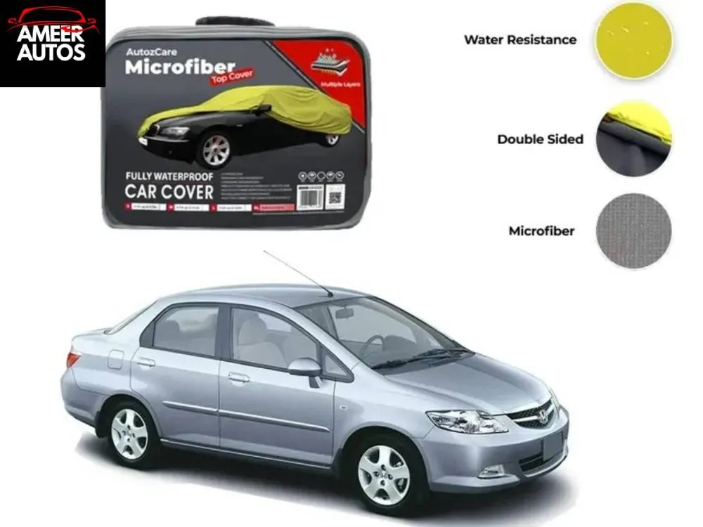 Honda City Microfiber Car Top Cover - Model 2003-2008 Image-1