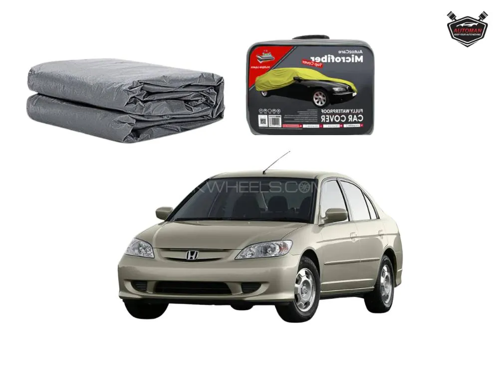 "Premium Cotton Car Cover for Honda Civic (1995-2005) – UV Protection & Dustproof" Image-1