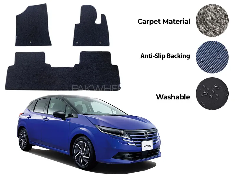 Nissan Note E-Power Genuine Fitting Carpet Floor Mat 3PCS - Model 2021-2025 Image-1