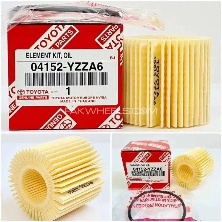 Toyota Genuine Oil Filter For Toyota Prius 2009 - 2015 1.8 OEM Number 04152-YZZA6 Image-1