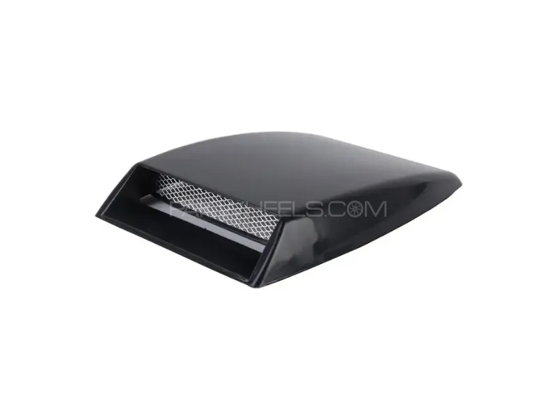 Universal Turbo-Style Air Intake Bonnet Scoop (Large) – Sporty Hood Vent Decoration Image-1