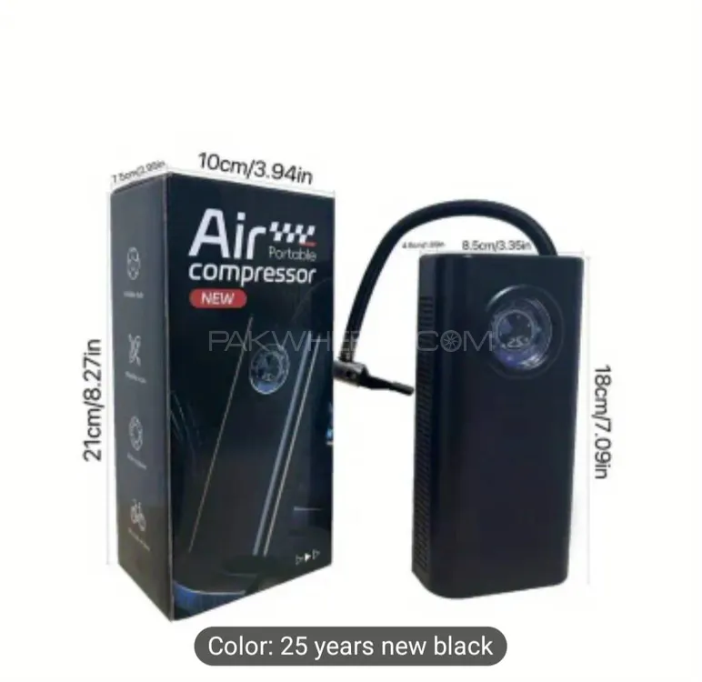 New Edition Portable Tire Inflator Air Compressor Image-1