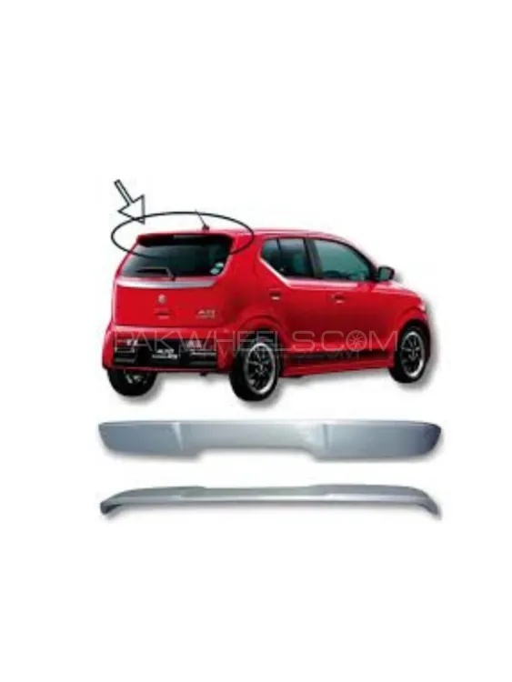 Suzuki Alto 660CC SILVER  Roof Spoiler | Suzuki Alto 660CC Trunk Spoiler made of imported Fiber P Image-1