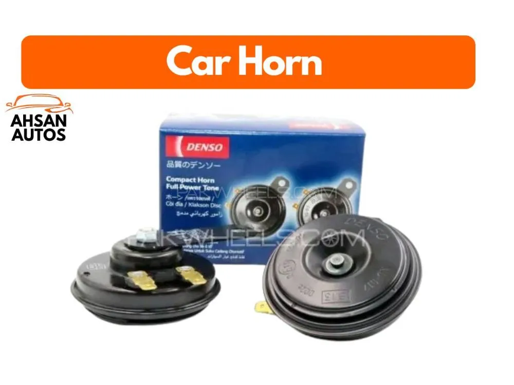Denso Car Electric Horn | Compact Horn | Double Pin | Water Proof | High Quality Image-1