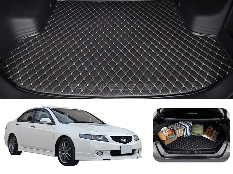 Honda Accord CL7/CL9 7D Custom Car Trunk Mat - Model 2002 - 2007 Image-1