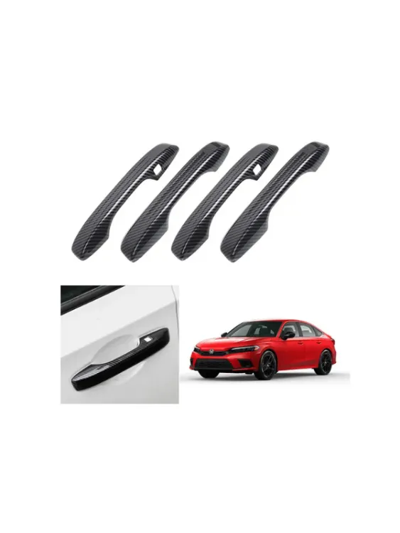 Honda Civic 2022-2025 Carbon Fiber Door Handle Cover/ PREMIUM QUALITY (MADE IN CHINA) Image-1