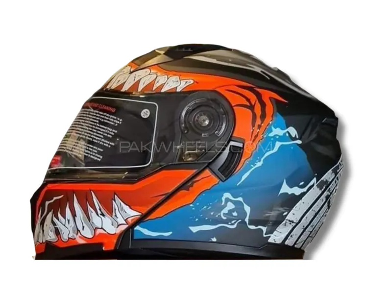 Jiekai Vector Full Face Helmet – Dual Visor | DOT Certified (XL SIZE) Image-1