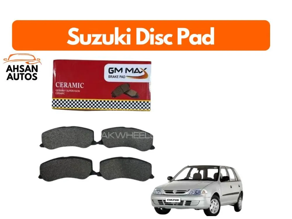 Suzuki Cultus 2000-2017 Front Disc Pad Gm Max D9015 Image-1