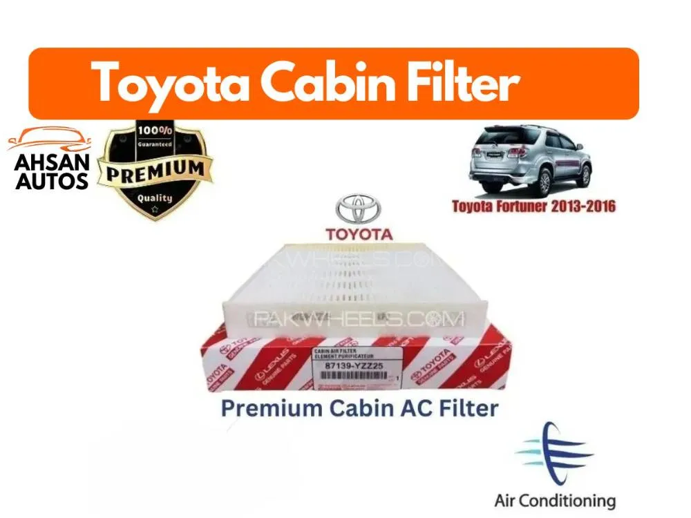 Toyota Fortuner 2013-2016 Premium Quality Cabin Filter - Imported Image-1