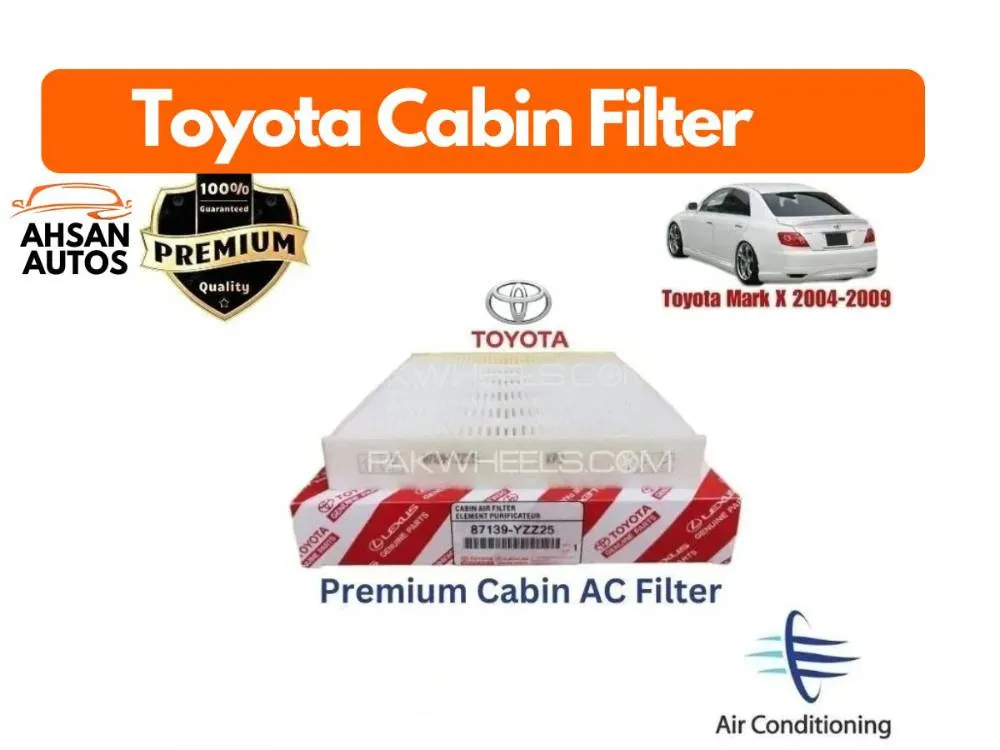 Toyota Mark X 2004-2009 Premium Quality Cabin Filter - Imported Image-1