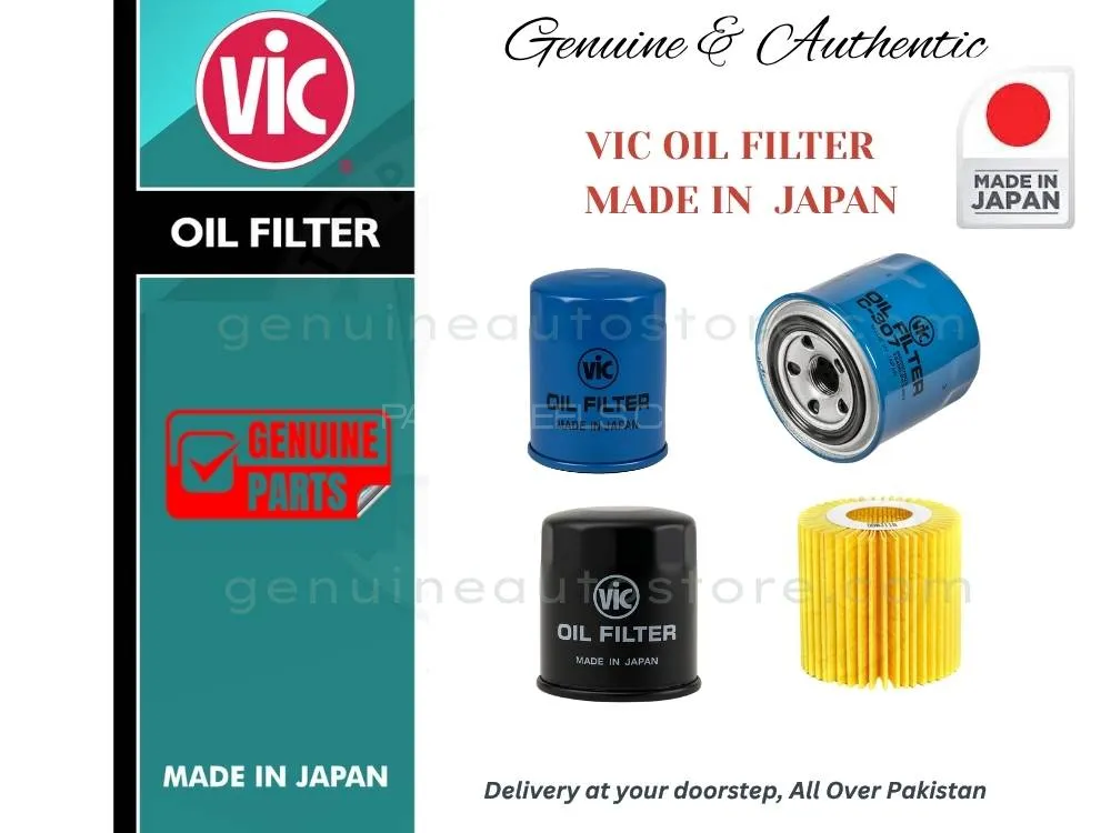 Toyota Corolla 1987-1991 VIC OIL FILTER - MADE IN JAPAN Toyota Corolla 1987-1991 VIC OIL FILTER - MADE IN JAPAN Image-2