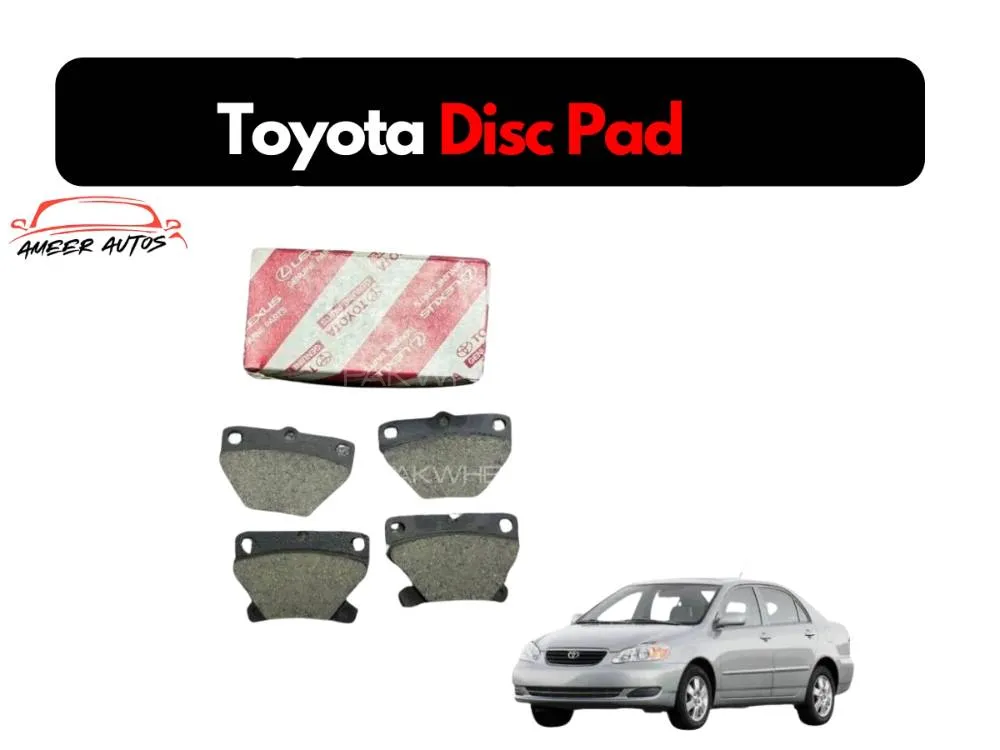 Toyota Corolla 2002-2008 Rear Disc Pad 04466-Yzzae Image-1