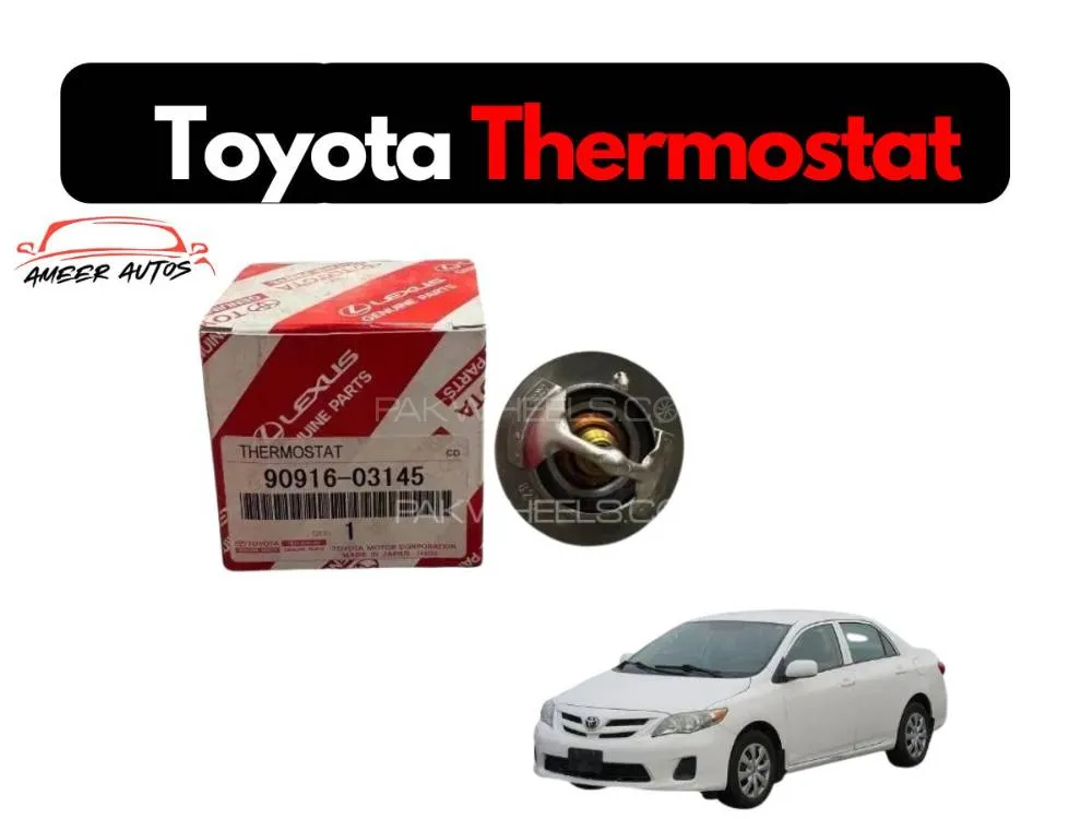 Toyota Corolla 2009-2024 Altis Grande Thermostat Valve 90916-03145 Genuine Image-1