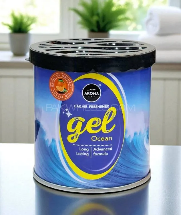 Aroma Car Air Freshener Gel Ocean Image-1