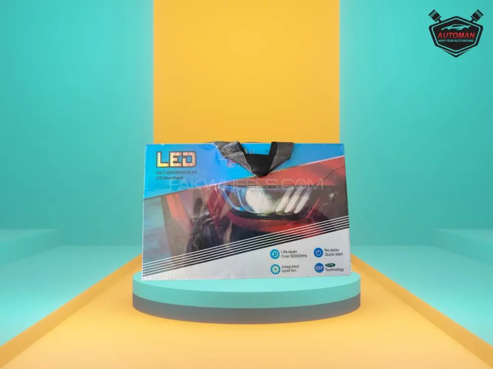 GMKA LED 1000W H11   6-Month Warranty – Super Bright, Image-1