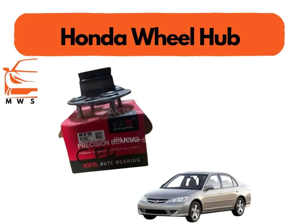 Honda Civic 2000-04 Wheel Hub Rear KFS Image-1