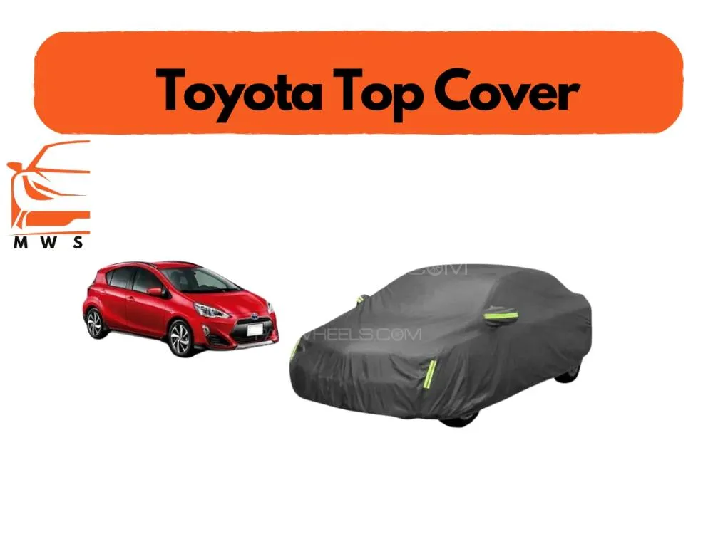 Toyota Aqua 2012 - 2020 Top Cover | Grey | Anti-Scratch | Double Layer | Heat Proof | Water Proof Image-1