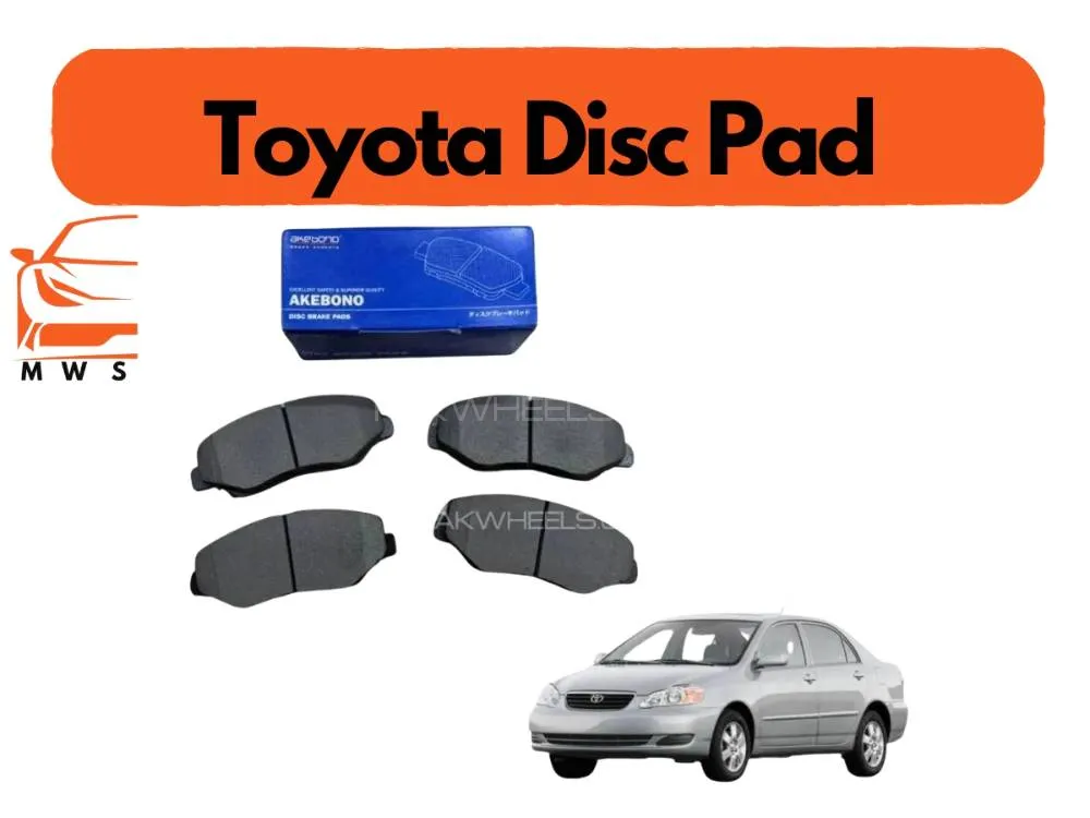 Toyota Corolla 2002-2008 Front Disc Pad Akebano Japan AN-634 wk Image-1