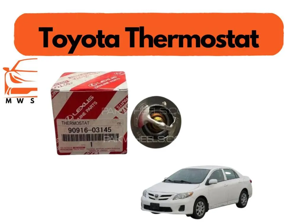 Toyota Corolla 2009-2024 Altis Grande Thermostat Valve 90916-03145 Genuine Image-1
