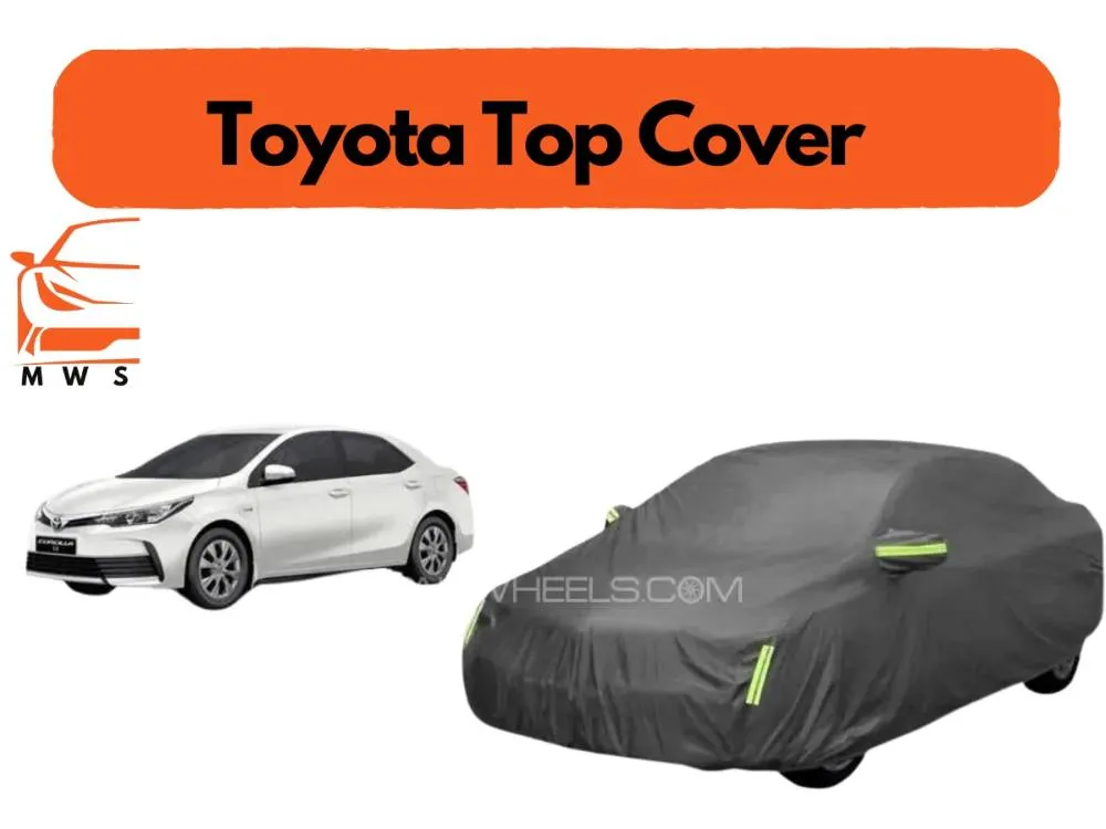 Toyota Corolla 2014-2025 Top Cover | Grey Double Layer Protection | Waterproof & Heatproof Design Image-1