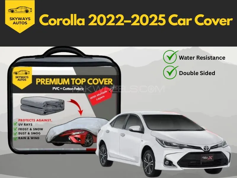 Toyota Corolla 2022–2025 Car Cover – Waterproof PVC & Non-Woven Fabric Car Care Image-1