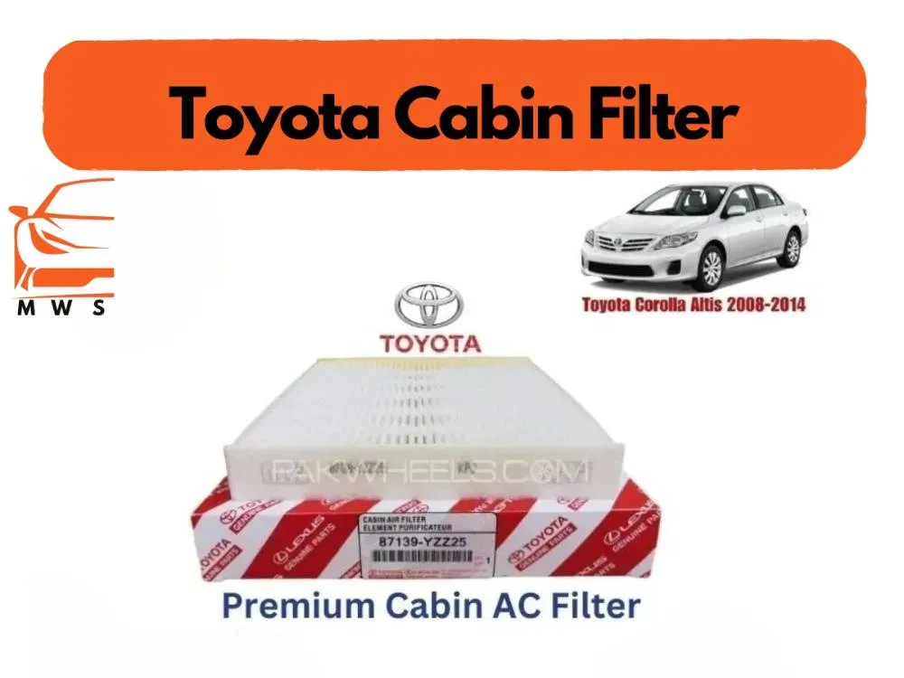 Toyota Corolla Altis 2008-2014 Premium Quality Cabin Filter - Imported Image-1