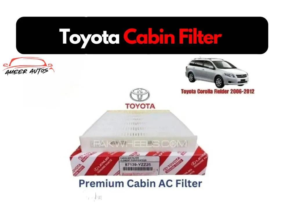 Toyota Corolla Fielder 2006-2012 Premium Quality Cabin Filter - Imported Image-1