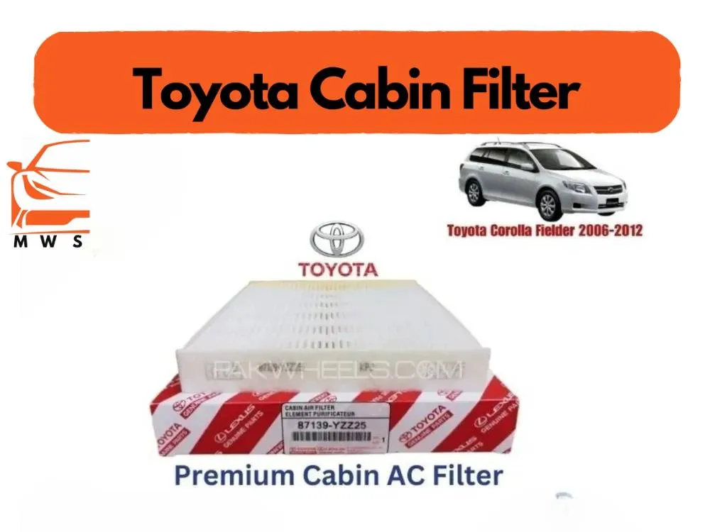 Toyota Corolla Fielder 2006-2012 Premium Quality Cabin Filter - Imported Image-1