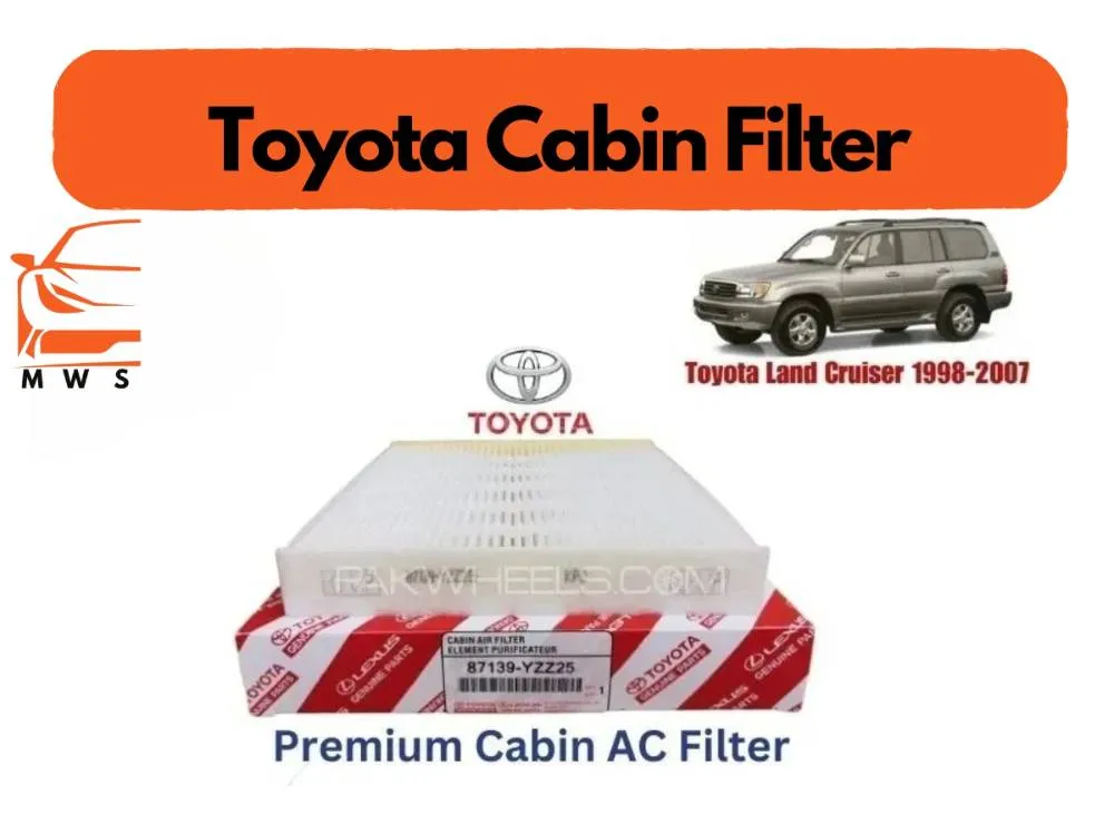 Toyota Land Cruiser 1998-2007 Premium Quality Cabin Filter - Imported Image-1