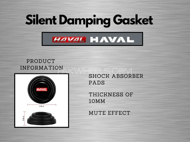10 Pcs Door Shock Absorber Pads Buffer Bumper Pads Shock Absorption Sound Insulation Rubber HAVAL Image-1