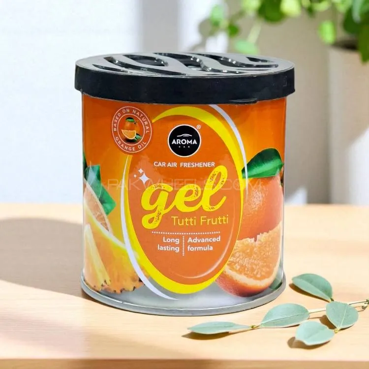 Aroma Car Air Freshener Gel Tutti Frutti Image-1