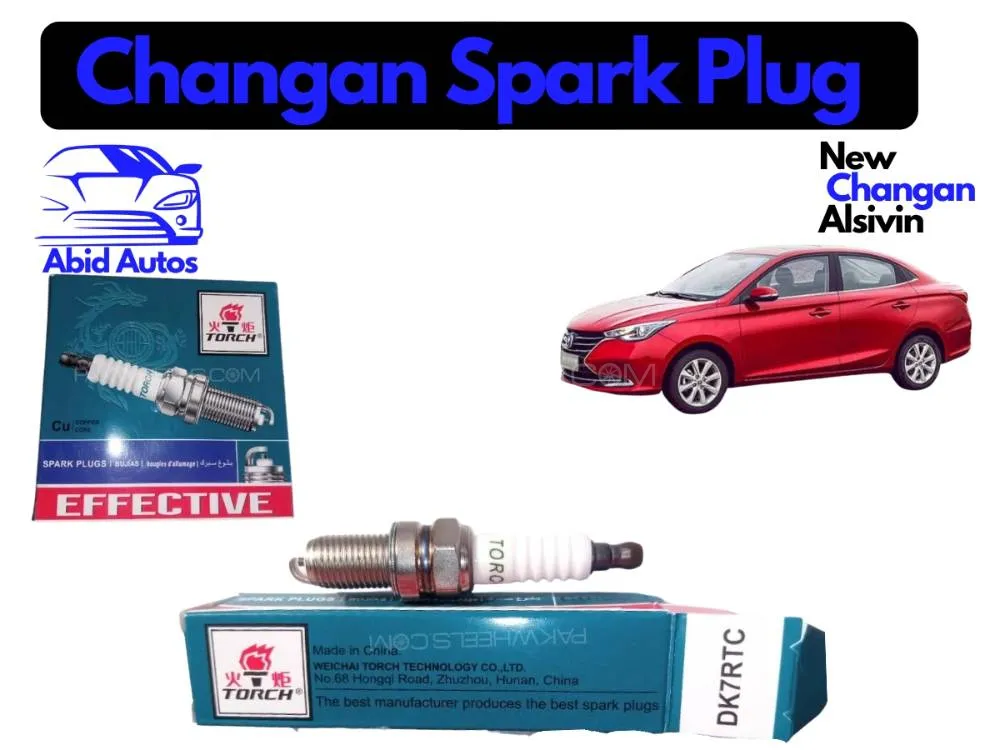Changhan Alswin 2020-2023 Spark Plug Genuine 4 Piece Image-1