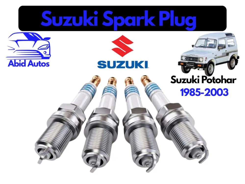 Spark Plugs (4 Pieces) for Suzuki Potohar (1985–2003) – Durable & Efficient Image-1